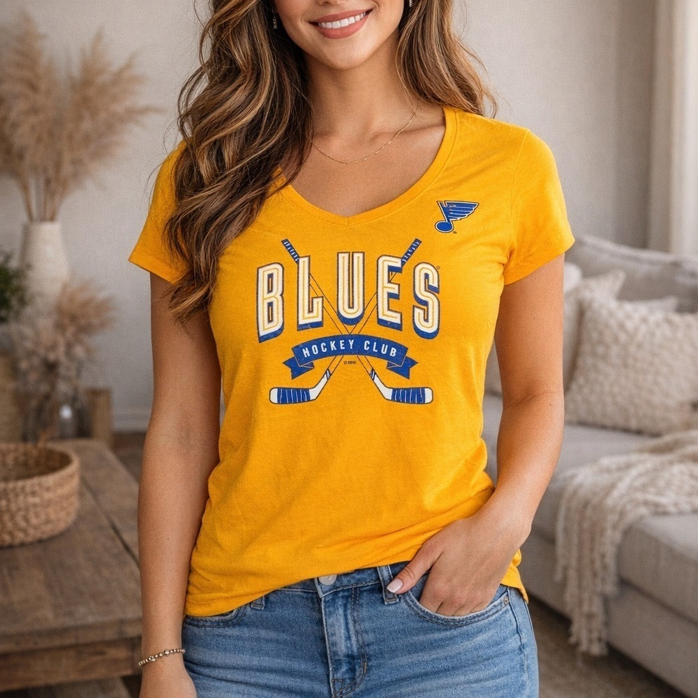 NHL Golden Yellow Blues Tee